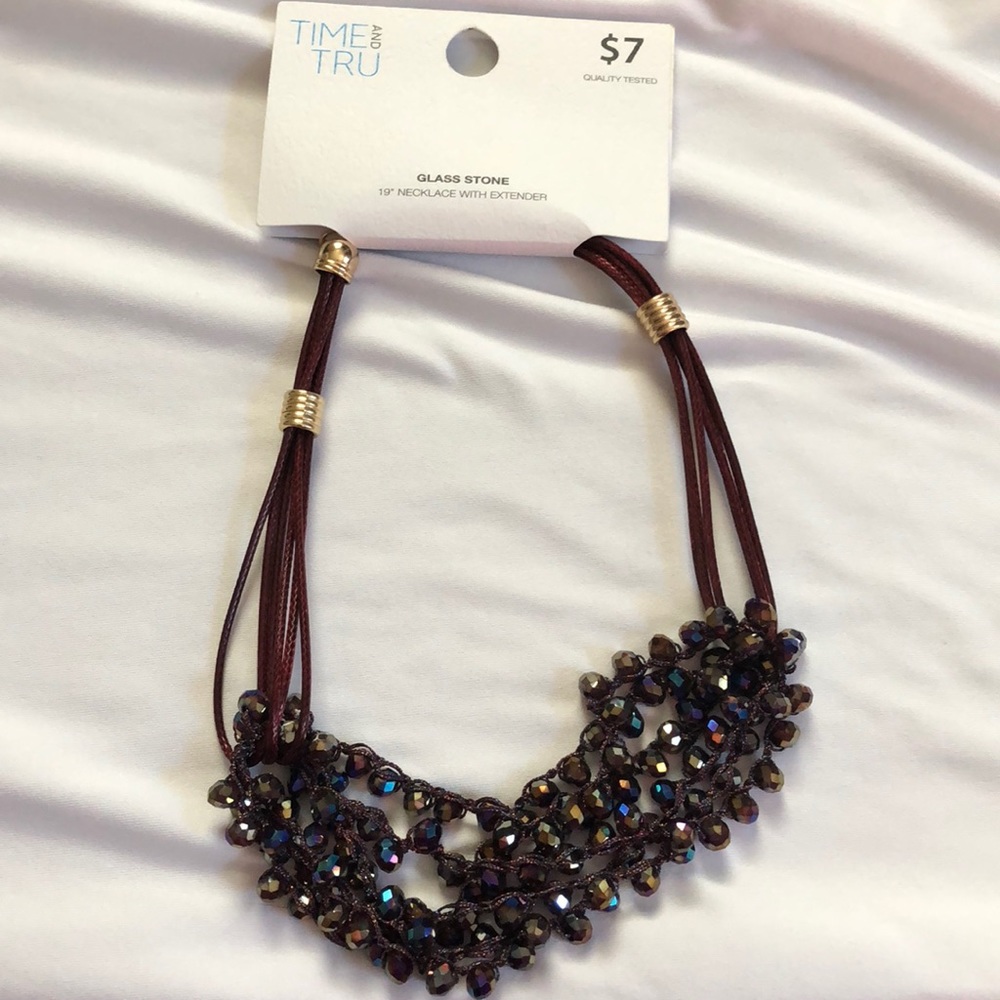 Glass Stone Necklace ❤️